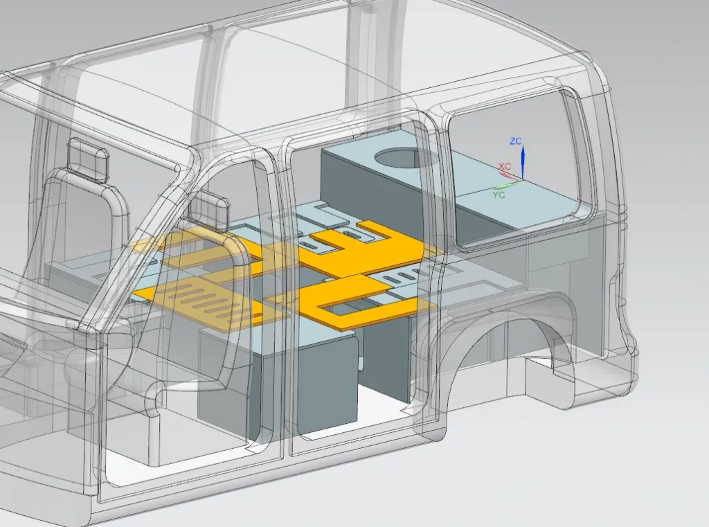 Geli Campervan Conversion kit for smaller Vans mockup6.webp
