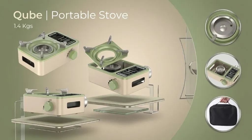 [PGSQ] Portable Gas Stove - Qube